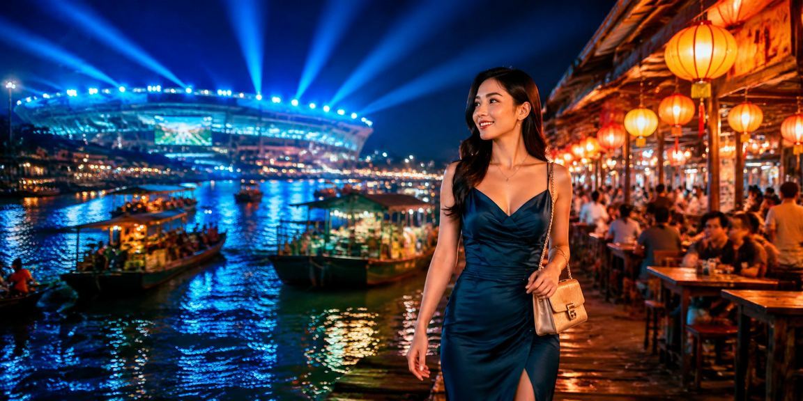 Không khí chợ đêm Cần Thơ và người chơi trải nghiệm casino trên di động